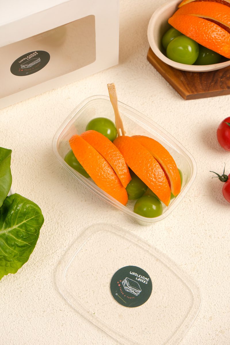 Wholesome Layers Mix Fruit dengan brand sticker